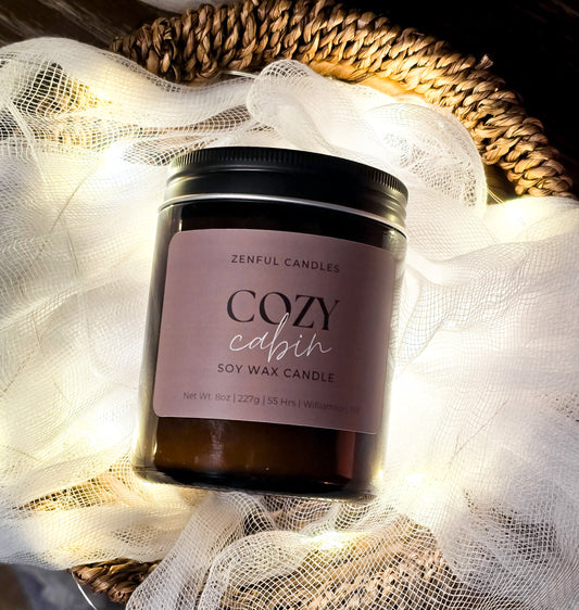 Cozy Cabin Candle - Zenful Senses